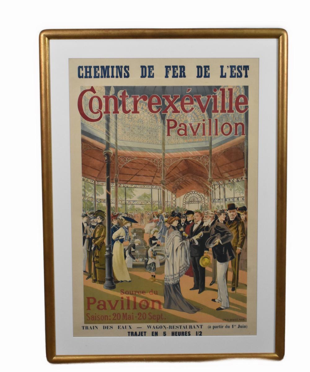 VINTAGE FRENCH POSTER, CHEMINS DE