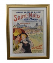 VINTAGE FRENCH POSTER, CHEMINS