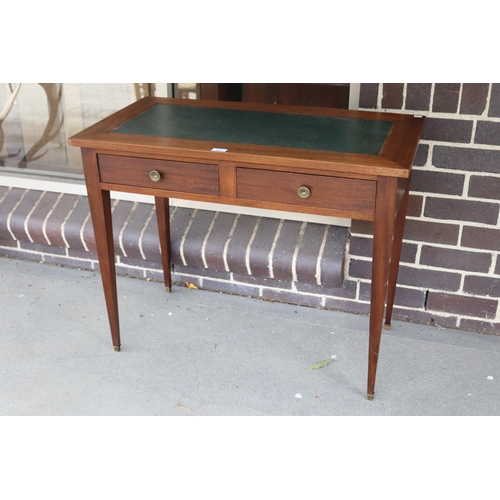 Vintage French walnut two drawer