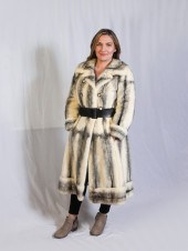 VINTAGE FULL LENGTH BELTED BLA