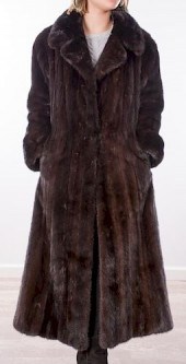 VINTAGE FULL LENGTH MINK COATB