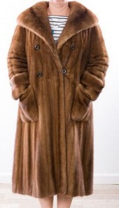 VINTAGE FULL LENGTH MINK COATF