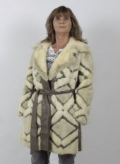 VINTAGE FUR AND LEATHER JACKET