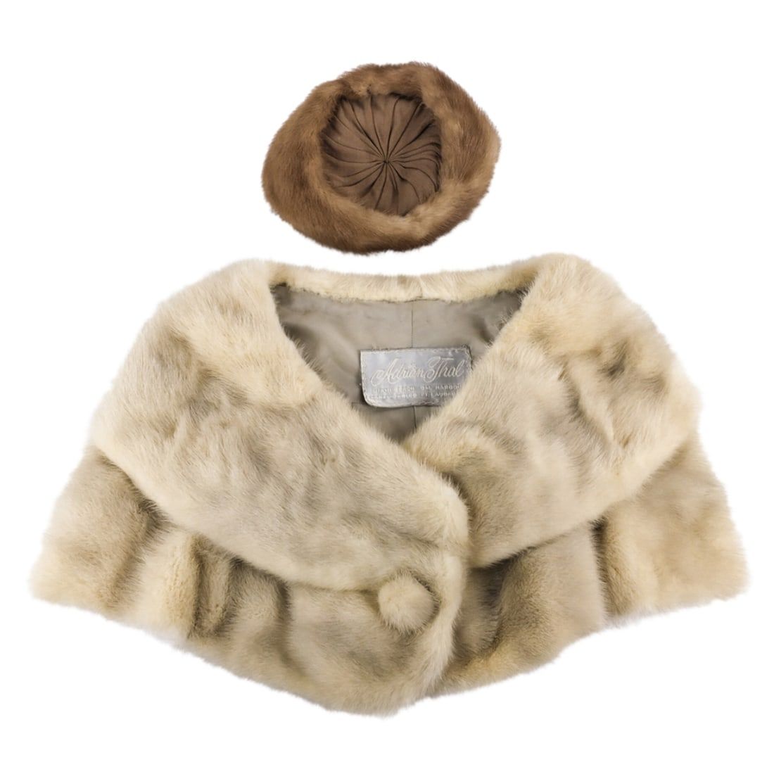 VINTAGE FUR SHAWL & FUR