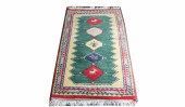VINTAGE GABBEH RUG 4' 8" X 2'
