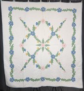 Vintage Garden Lattice Appliqu