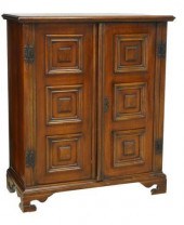 VINTAGE GEOMETRIC PANELED DOUB
