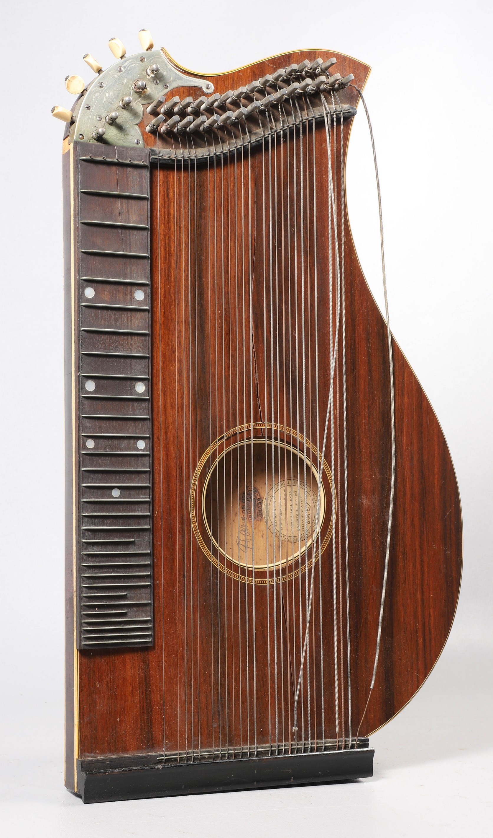Vintage George Washburn zither,