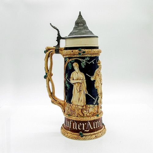VINTAGE GERMAN BEER STEINColorfully