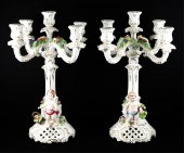 VINTAGE GERMAN FIGURAL PORCELA