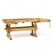 VINTAGE GERMAN PINE WORK BENCH
