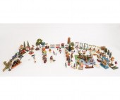 Vintage German town square wit