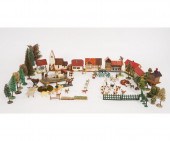 Vintage German village with co