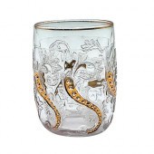 VINTAGE GILDED GLASS COLLIN GL