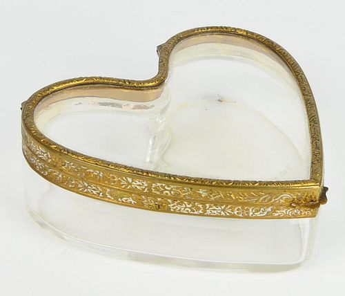 VINTAGE GLASS AND BRASS MID CENTURY