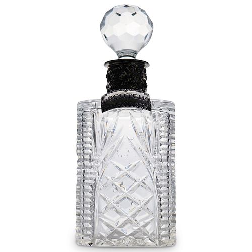 VINTAGE GLASS AND STERLING SILVER