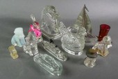 VINTAGE GLASS CANDY CONTAINERS