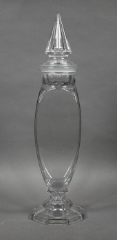 VINTAGE GLASS DRUG STORE CANDY