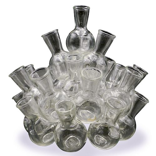 VINTAGE GLASS MULTI BUD