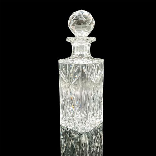 VINTAGE GLASS SQUARE DECANTER