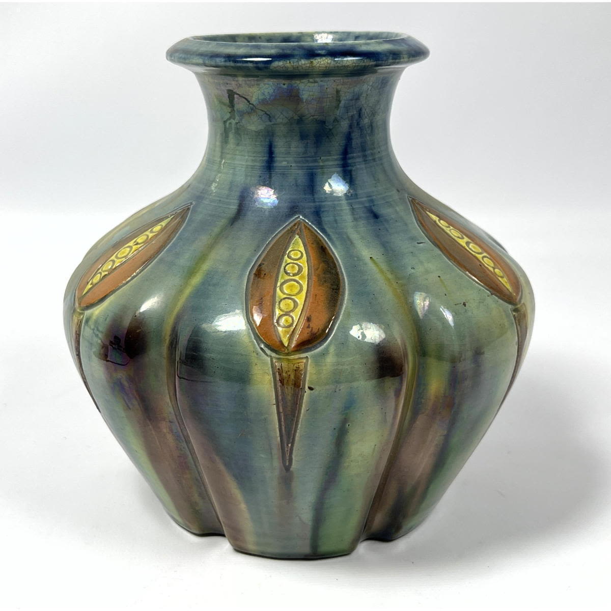 Vintage Glazed Multi Lobed Art
