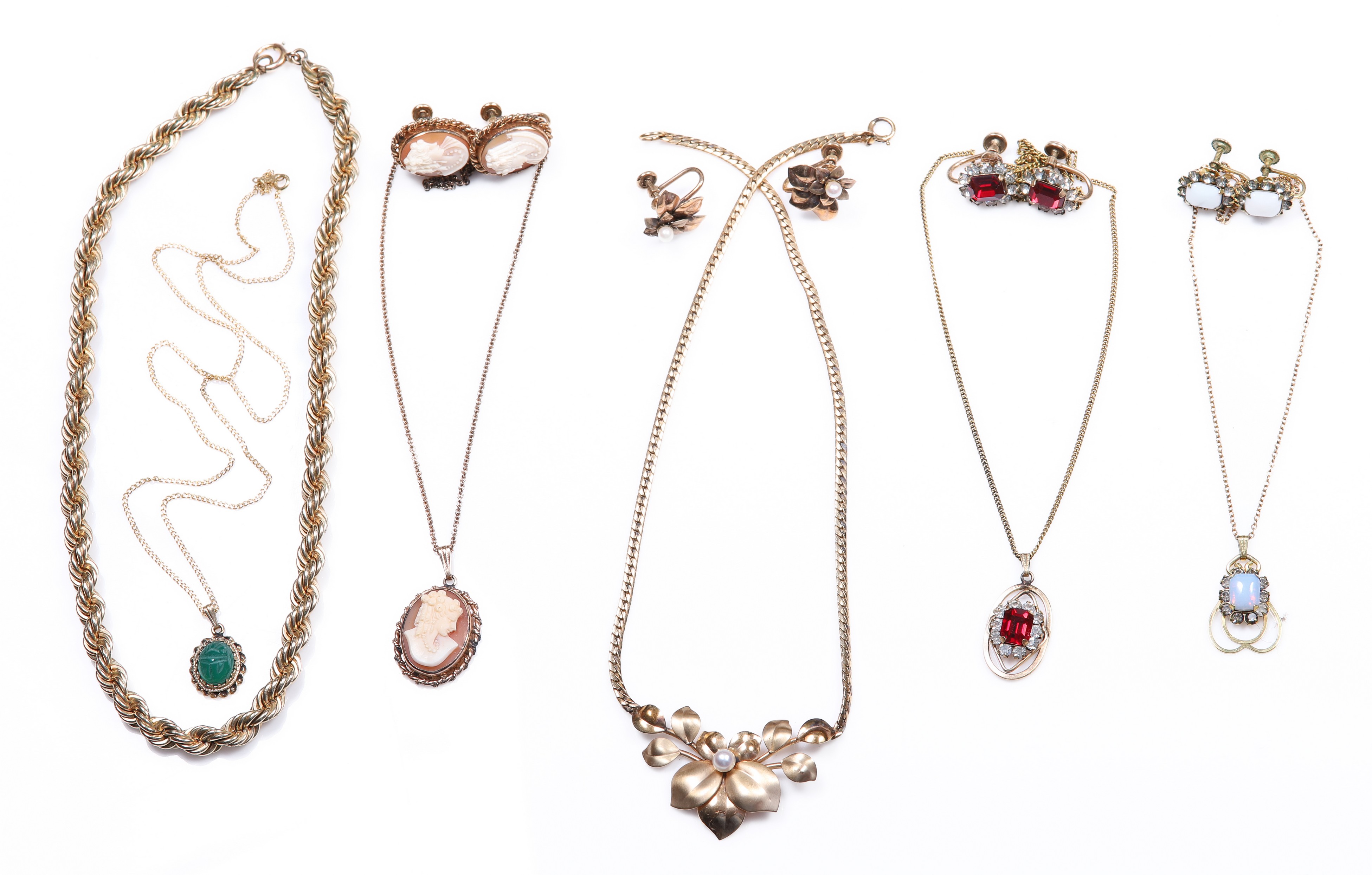Vintage gold and gold filled