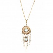 VINTAGE GOLD, AQUAMARINE, AND