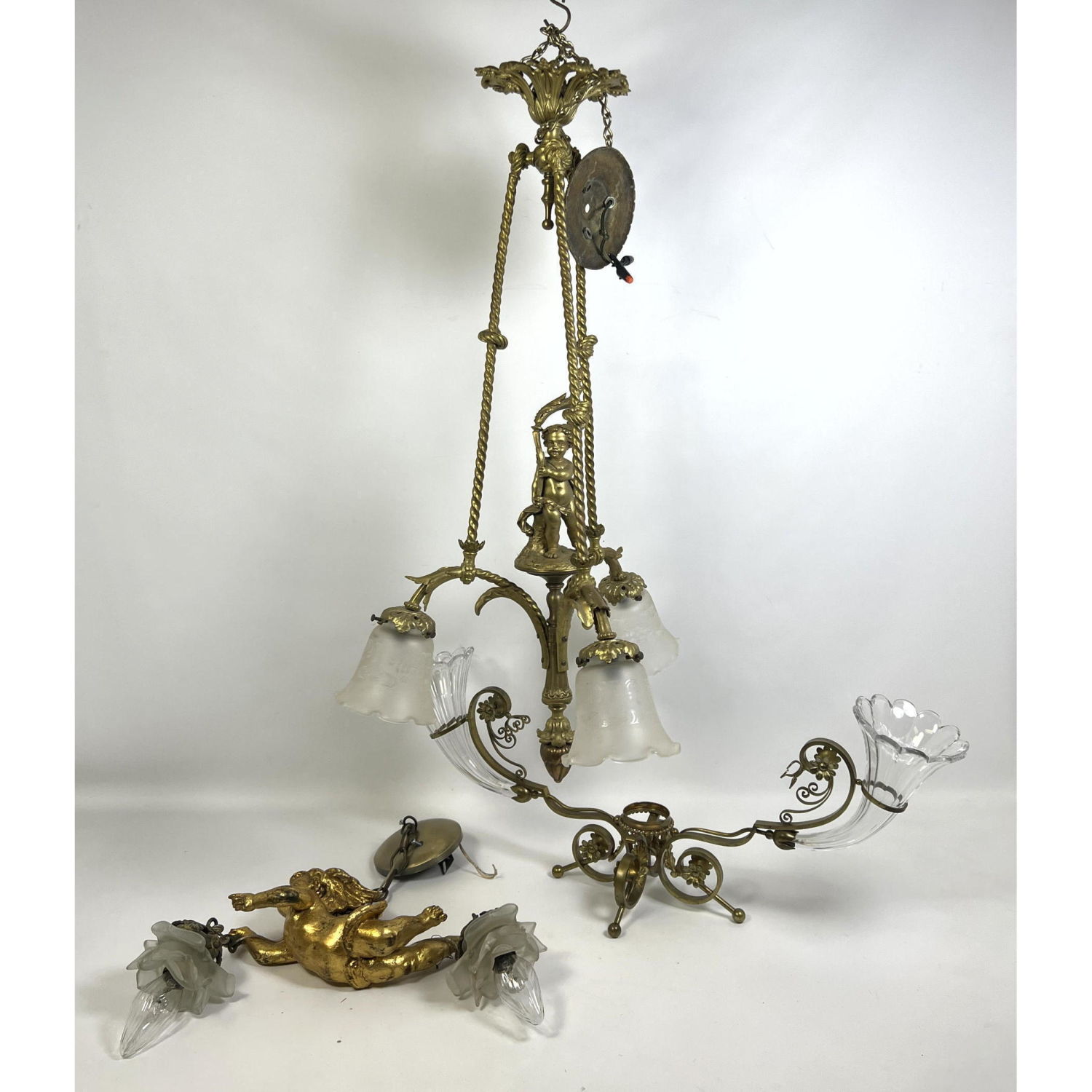Vintage Gold Finish Hanging