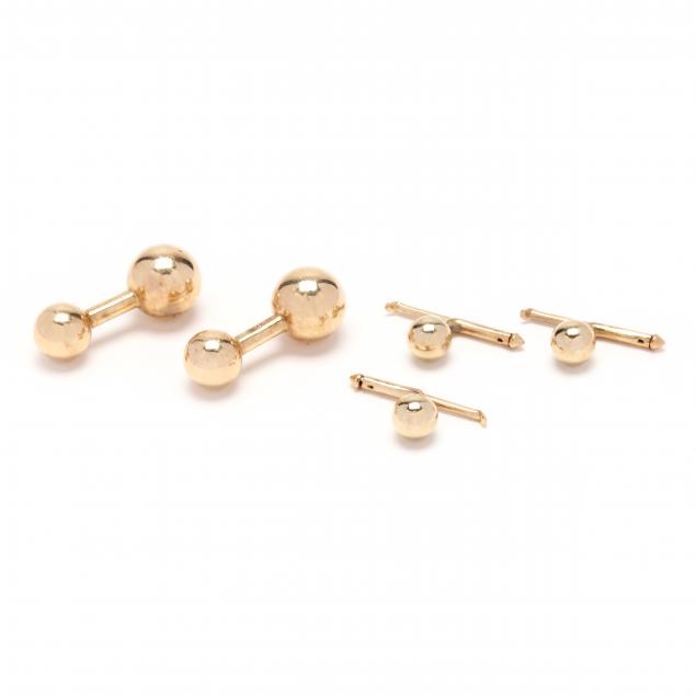 VINTAGE GOLD GENT'S SET To