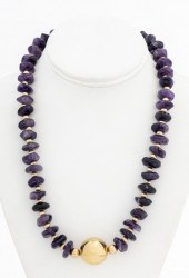 VINTAGE GOLD-TONE TUMBLED AMET
