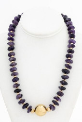 VINTAGE GOLD-TONE TUMBLED AMET