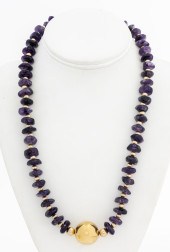 VINTAGE GOLD-TONE TUMBLED AMET