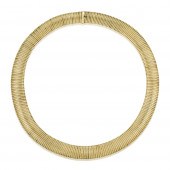 VINTAGE GOLD TUBOGAS NECKLACE