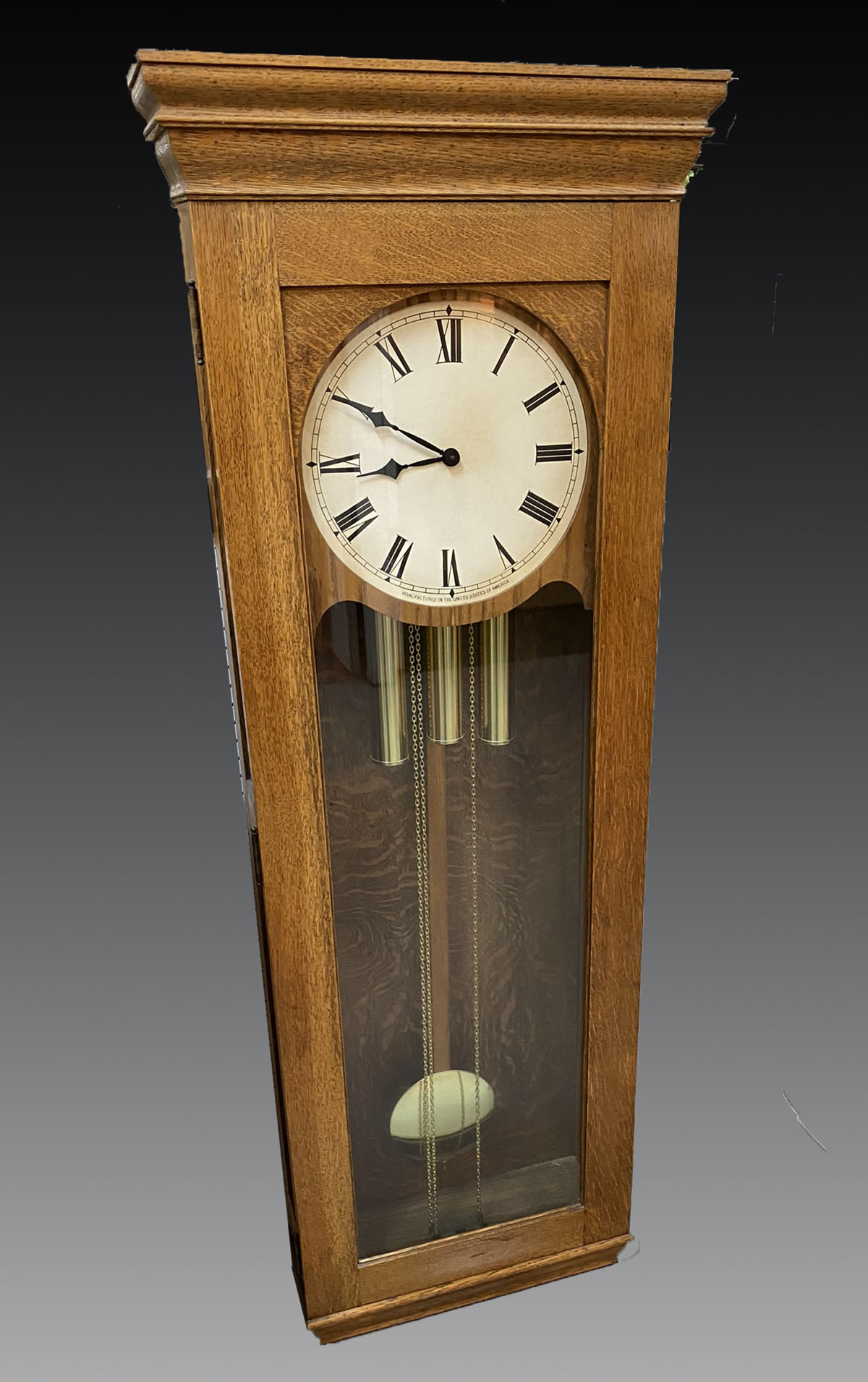 VINTAGE GOLDEN JEWELERS CLOCK: