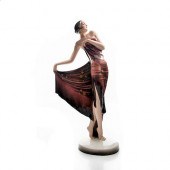 VINTAGE GOLDSCHEIDER ART DECO
