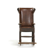 VINTAGE GRAIN PAINTED AND LEAT