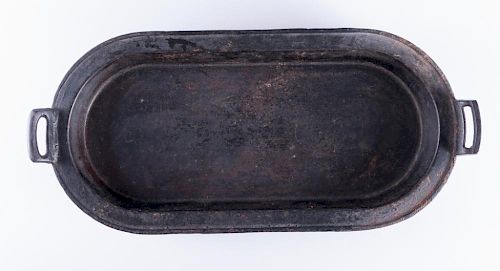 VINTAGE GRISWOLD TWO-HANDLED OVAL