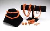 VINTAGE GROUP OF BRANCH & BEAD