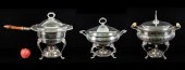 VINTAGE GROUP PLATED CHAFING D