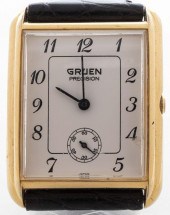 VINTAGE GRUEN GOLD-TONE STAINL