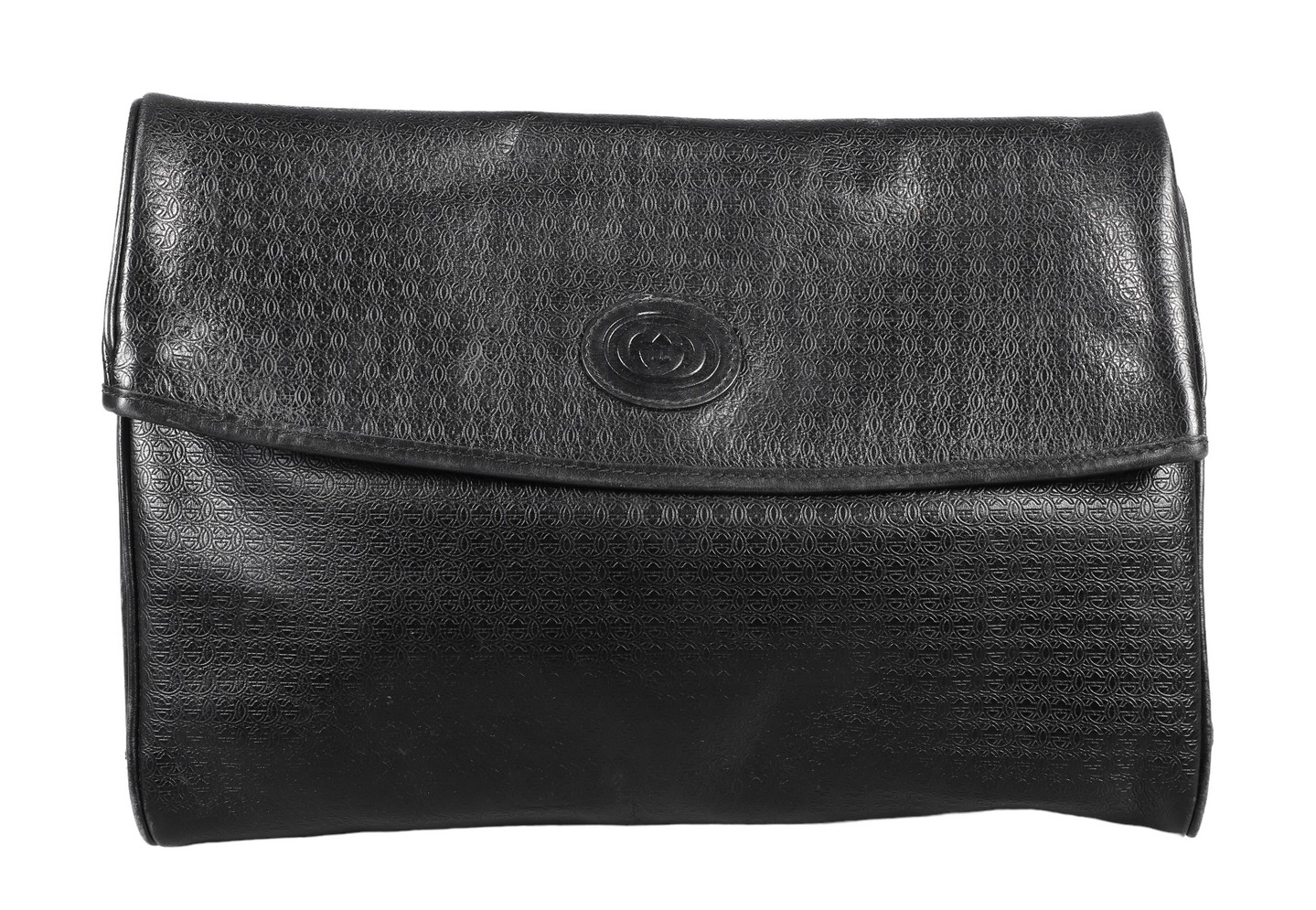 Vintage Gucci black leather