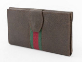 VINTAGE GUCCI BROWN LEATHER WA