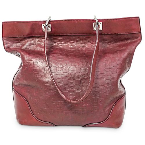 VINTAGE GUCCI BURGUNDY MEDIUM