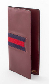 VINTAGE GUCCI BURGUNDY RED LEA
