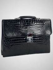 VINTAGE GUCCI GLOSSY BLACK CRO