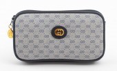 VINTAGE GUCCI NAVY BLUE CLUTCH