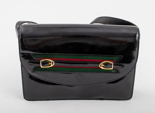 VINTAGE GUCCI PATENT LEATHER