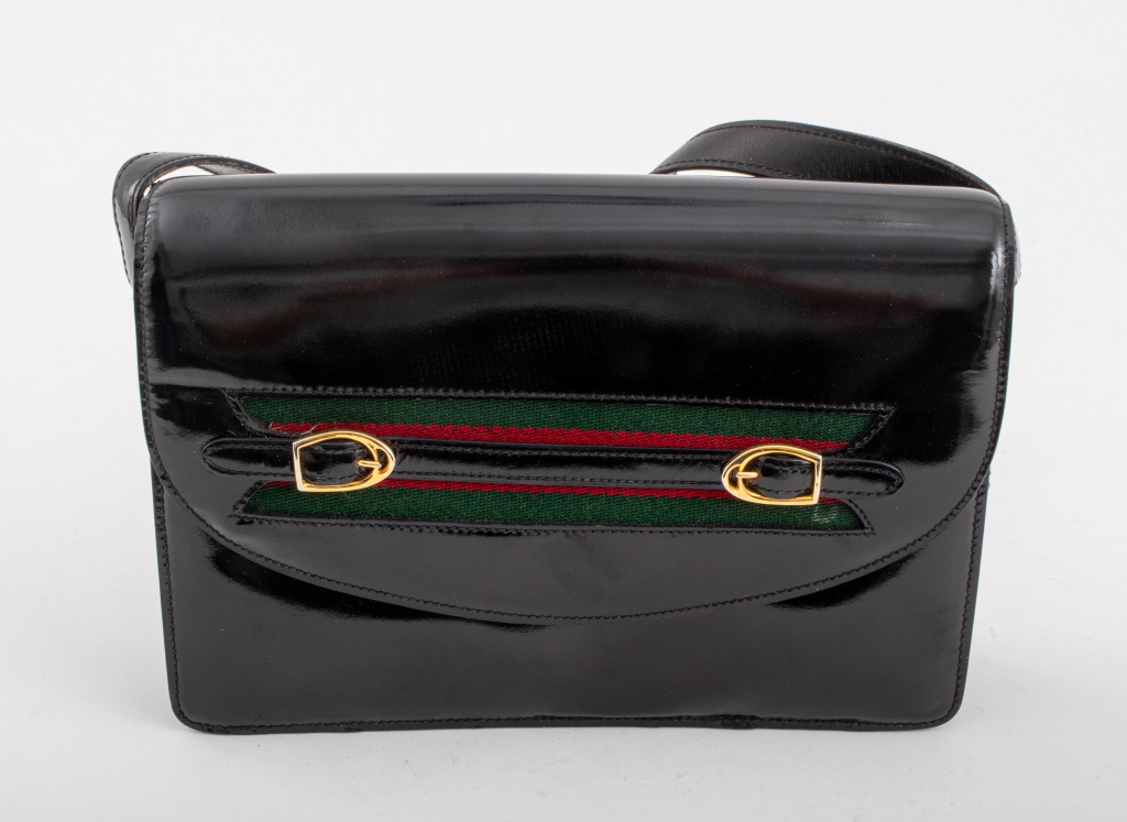VINTAGE GUCCI PATENT LEATHER