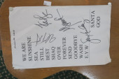 VINTAGE GUITAR SIGNED BY VERTI