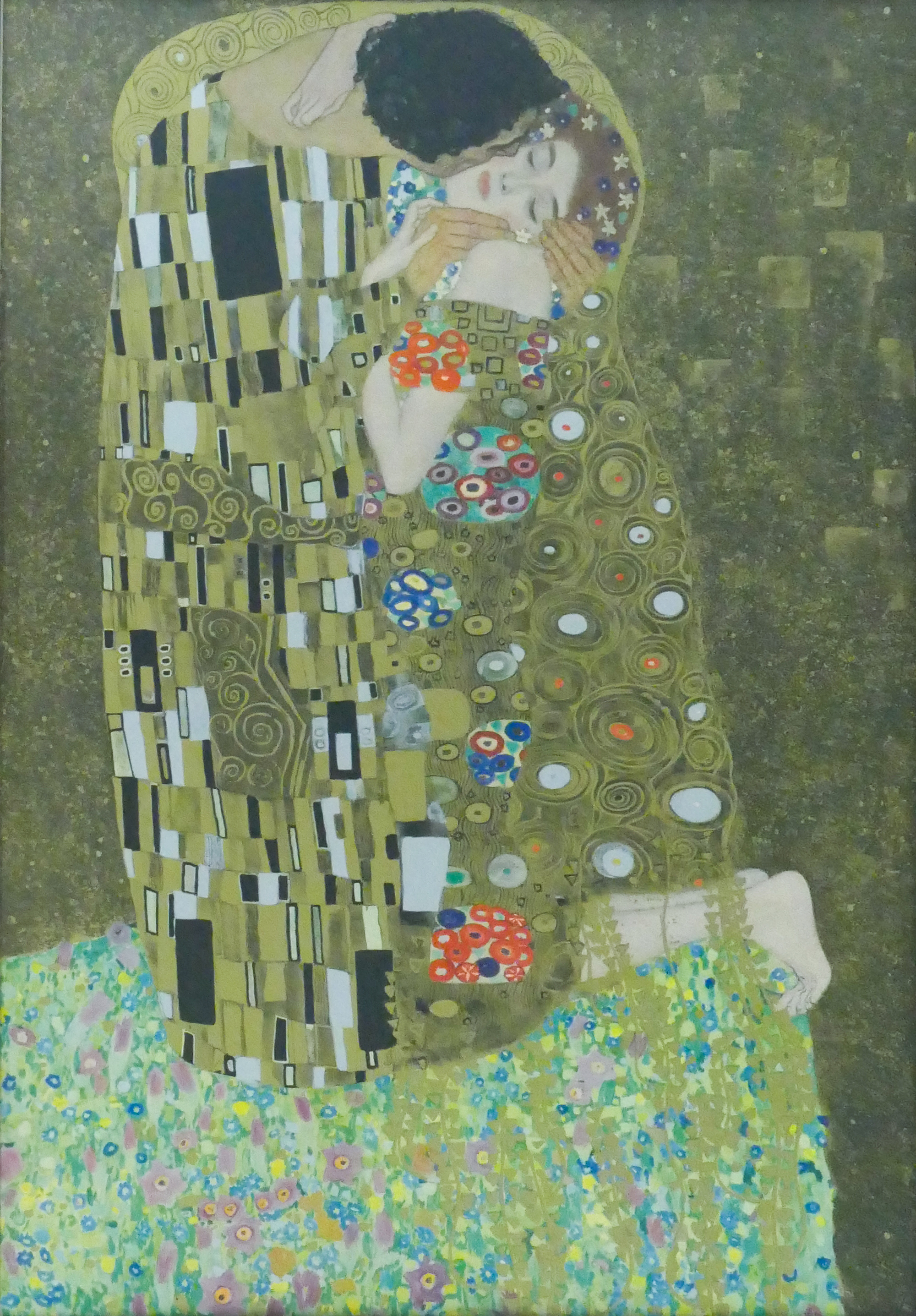 Vintage Gustav Klimt ''The Kiss''
